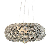 Clear Acrylic Balls Chandelier, Contemporary Design